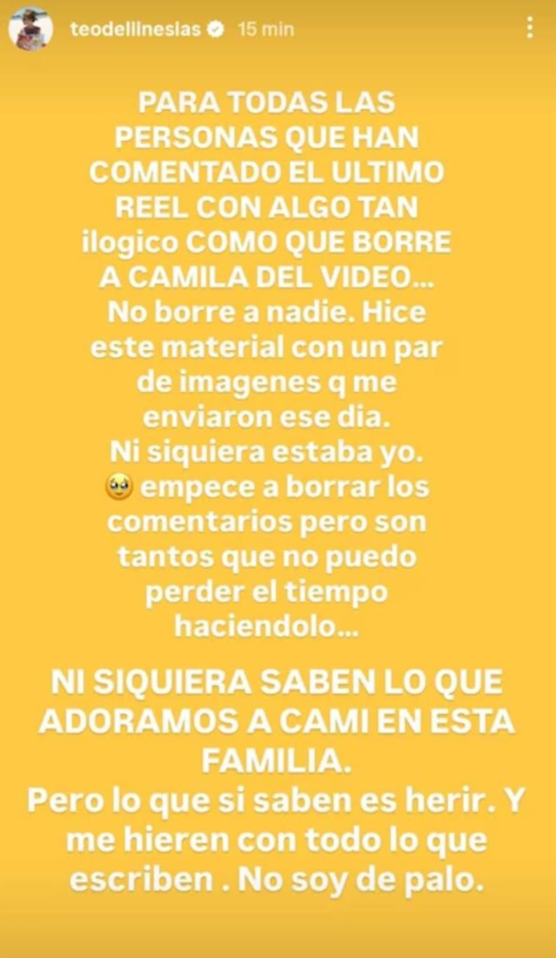Martina Sánchez Acosta defiende su amor tras rumores sobre Rojas y Bordonaba