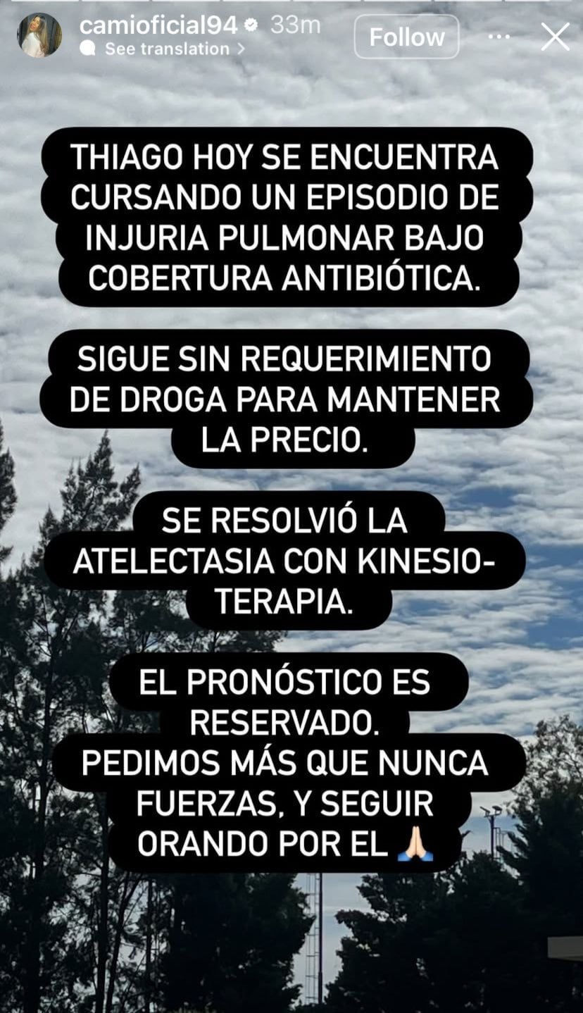 Thiago Medina: Últimas noticias sobre su estado tras el accidente