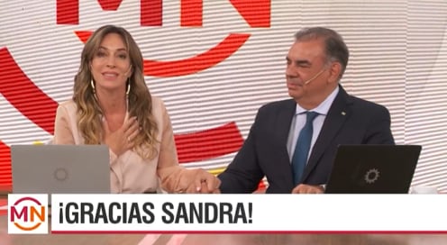 Emotiva despedida de Sandra Borghi tras 25 años en El Trece