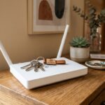 Mejora la se&ntilde;al Wi-Fi colocando llaves sobre el router
