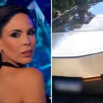 Barby Franco sufre accidente de tráfico en su Tesla en Ruta 3