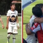 ‘Cata’ Domínguez llora al jugar con su hijo en Sub-21