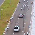 Enfermera casi arrollada durante corrida en Asunción