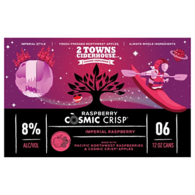 2 Towns Ciderhouse® Cosmic Crisp Imperial Raspberry Craft Beer