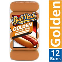 Ball Park Golden Honey Pre-sliced Hot Dog Buns, 12 count