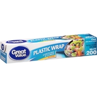 Great Value Clear Plastic Wrap, 200 sq ft