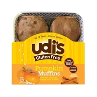 Udi's Gluten Free Pumpkin Muffins Pack Of 4