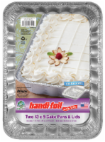 Handi-foil® Eco-Foil Cook-n-Carry® Cake Disposable Pans & Lids