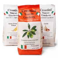 Crostini Tuscan Crackers - Stone Ground Wheat
