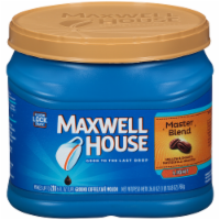 Maxwell House Master Blend Mild Roast Ground Coffee, Canister