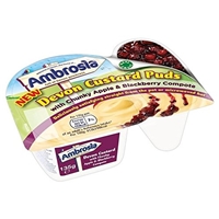 Ambrosia Apple & Blackberry Compote Custard Pot 135G - Pack Of 2