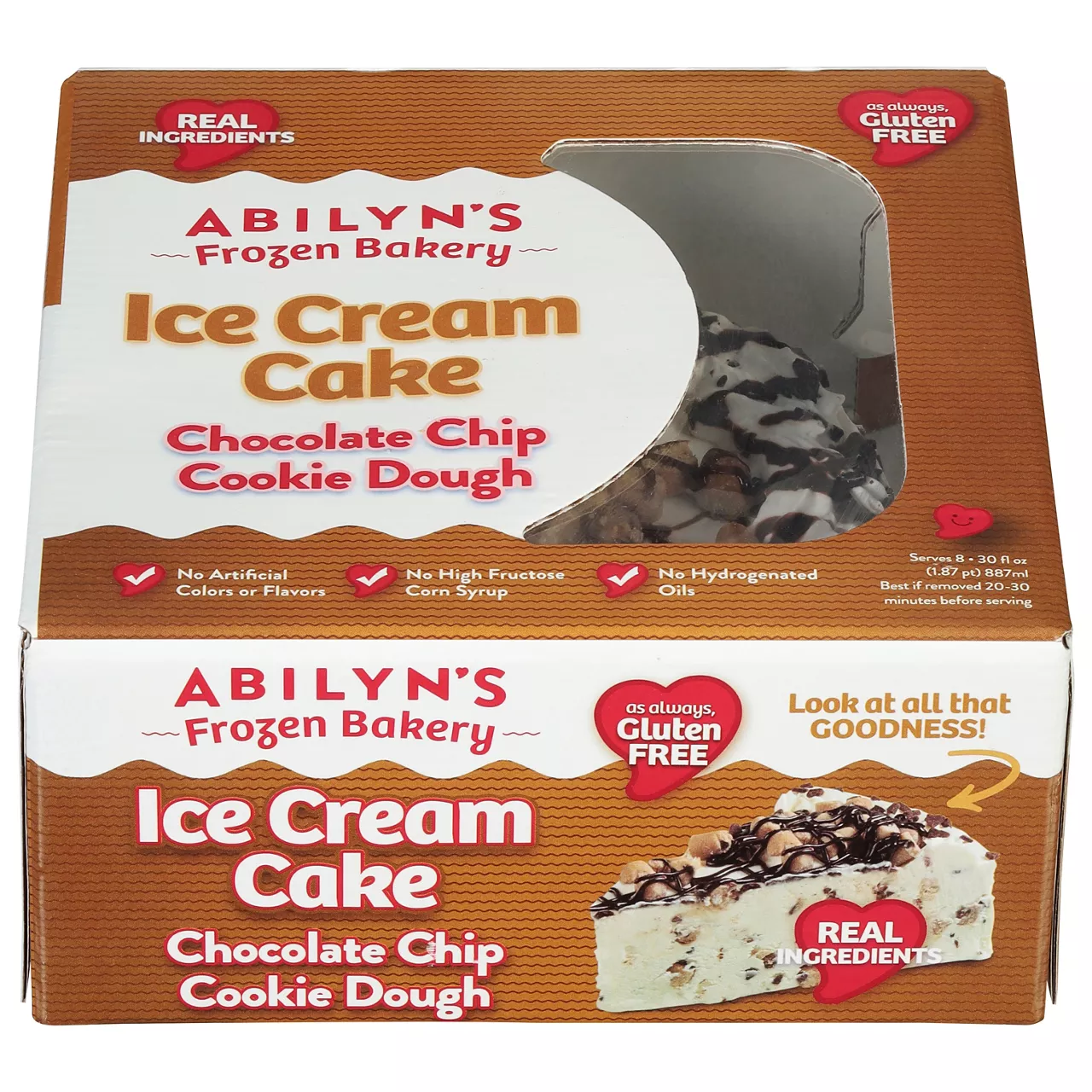 Abilyn's Ice Cream Cake, Chocolate Chip Cookie Dough