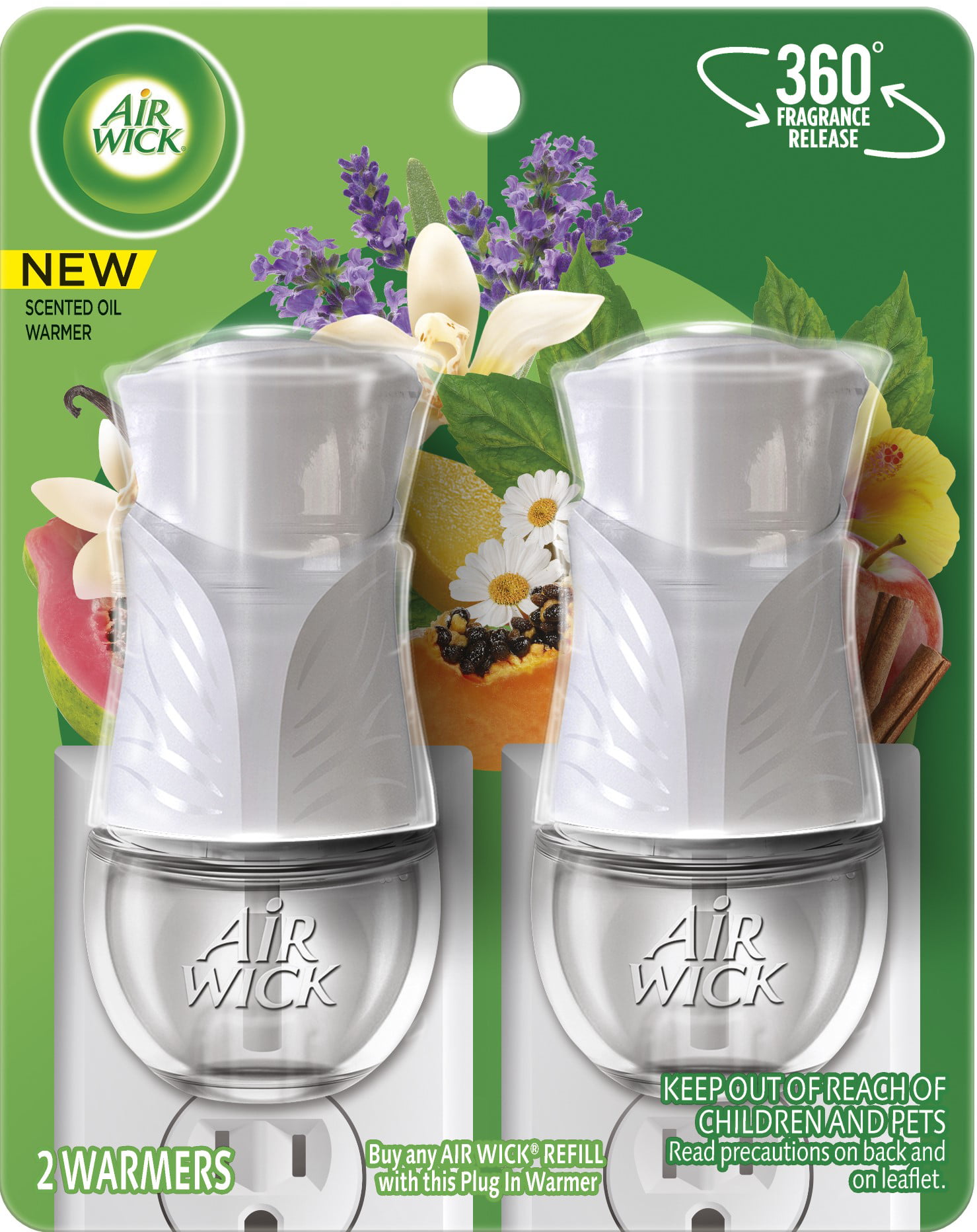 Air Wick Scented Oil Warmer 2 Ct
