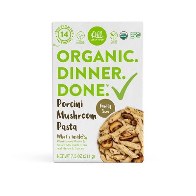 All Clean Food Organic Porcini Mushroom Pasta