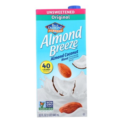 Almond Breeze - Almond Coconut Milk - Unsweetened - Case of 12