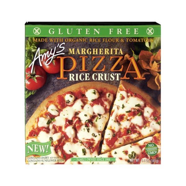 Amy's Gluten Free Rice Crust Margherita Pizza