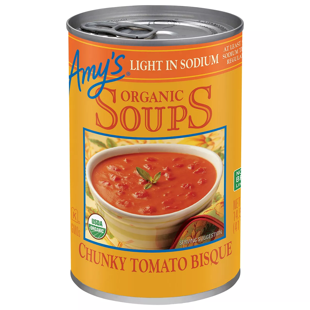 Amy's, Soup Tomato Chunky Bisque Low Sodium Organic, 14.5 Ounce
