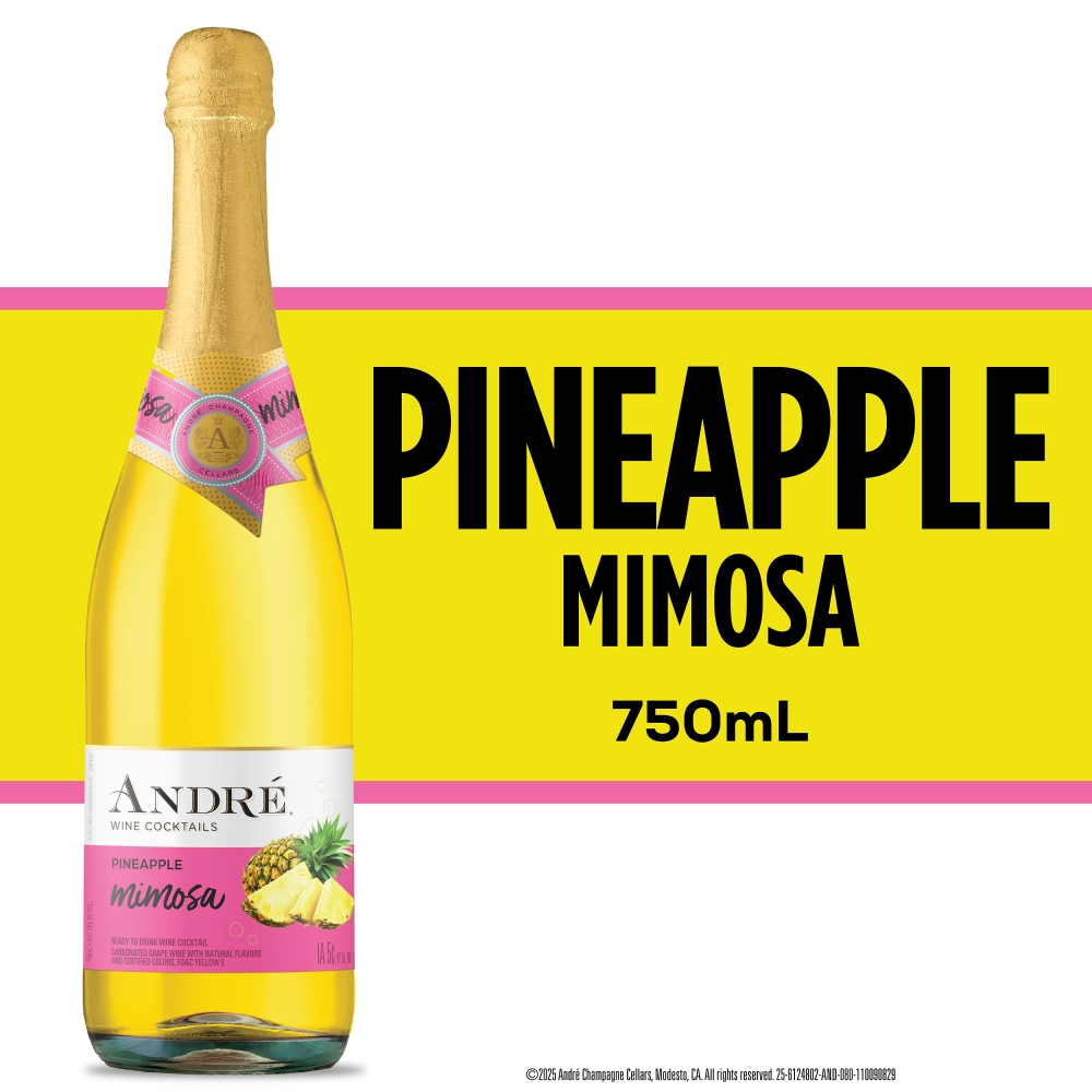 Andre Pineapple Mimosa California Ready to Drink Cocktail Sparkling Wine