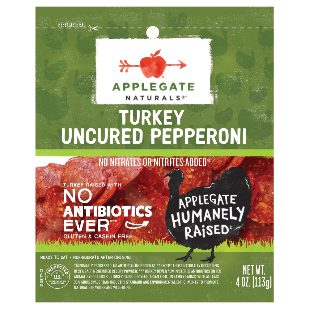 Applegate Natural Uncured Turkey Pepperoni
