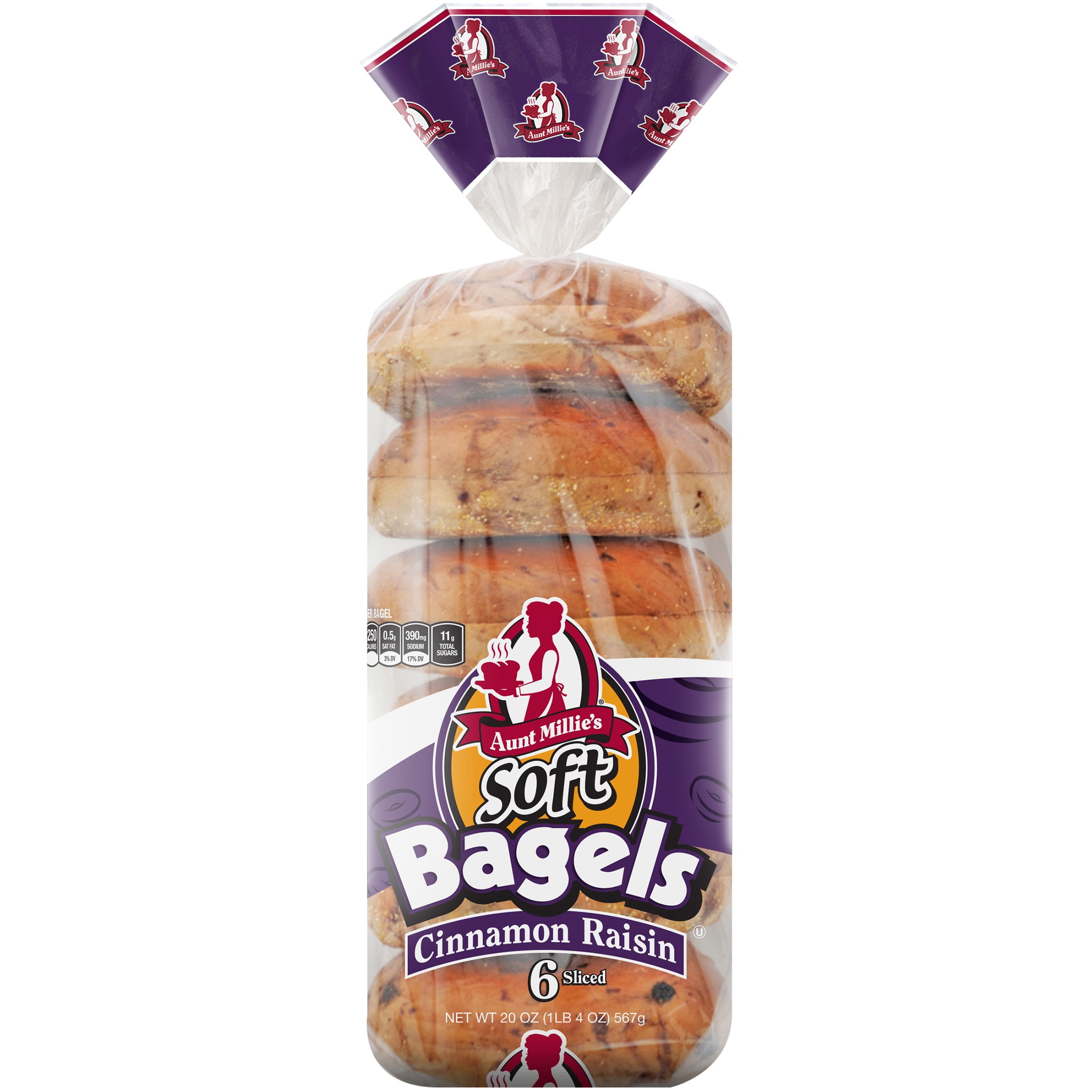 Aunt Millie's Cinnamon Raisin Bagels