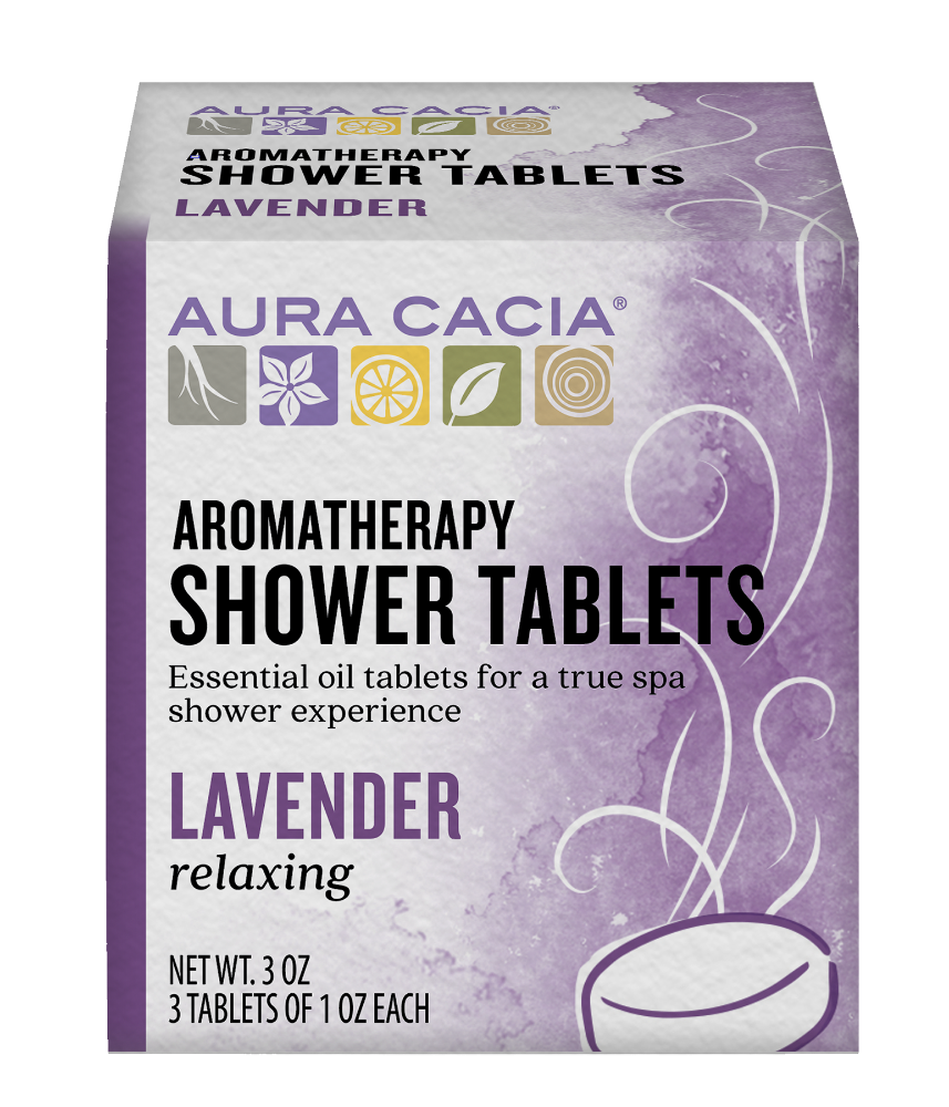 Aura Cacia Shower Tablets, Aromatherapy, Relaxing Lavender