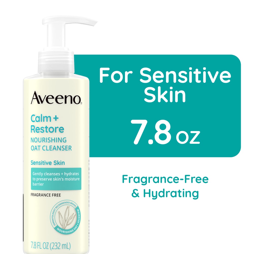Aveeno Calm + Restore Gentle Nourishing Oat Face Cleanser