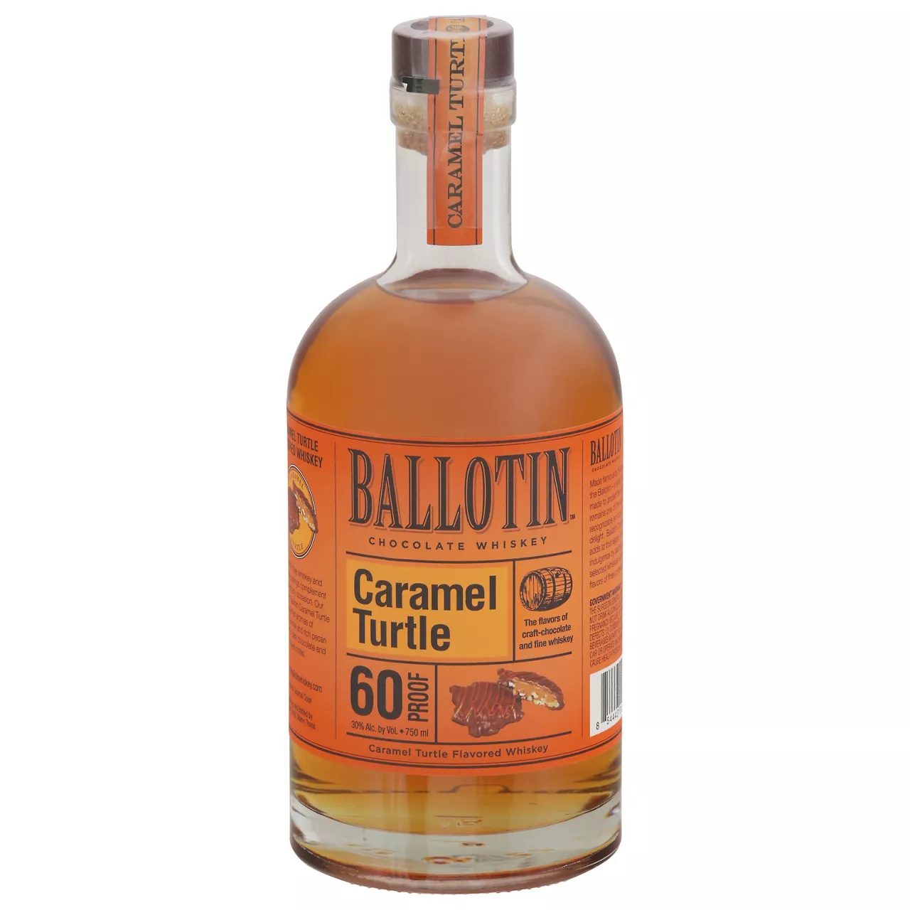 Ballotin Caramel Turtle Chocolate Whiskey
