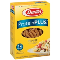Barilla Protein+ (Plus) Penne Pasta Non-GMO and Kosher Certified Plant Based Protein Pasta