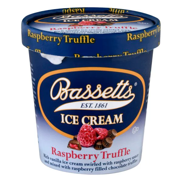 Bassetts, Ice Cream, Raspberry Truffle, Raspberry Truffle