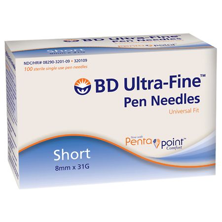 Becton Dickinson Ultra-Fine Pen Needles Short