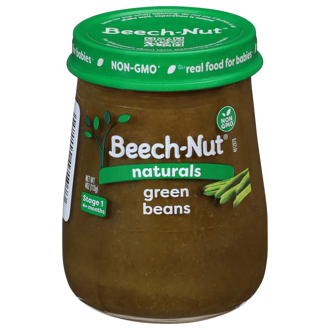 Beech-Nut Naturals Green Beans, Stage 1