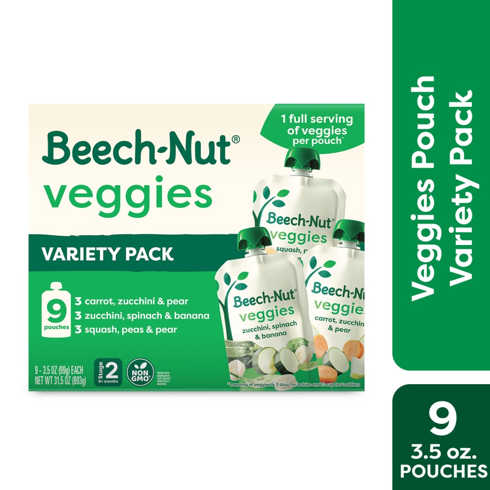 Beech-Nut Veggies Stage 2, Variety Pack Baby Food