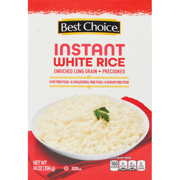 Best Choice White Instant Enriched Long Grain Rice