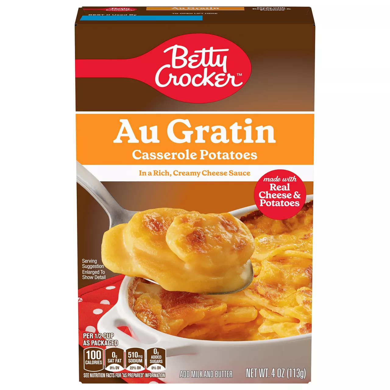 Betty Crocker Au Gratin Casserole Potatoes