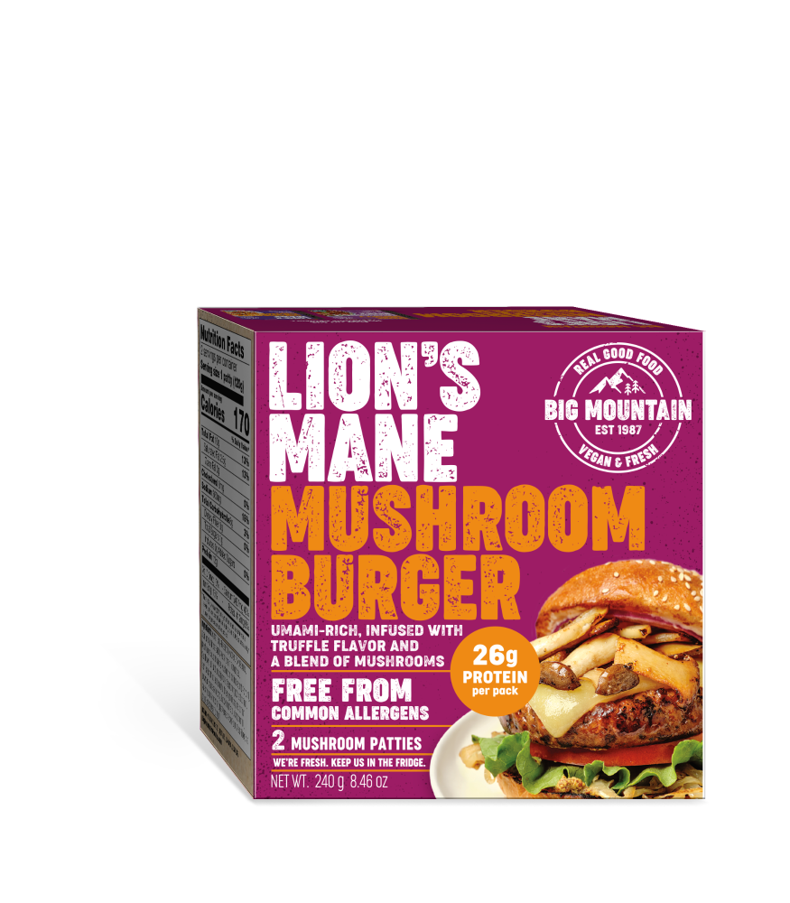 Big Mountain Foods® Lion's Mane Mushroom Burgers