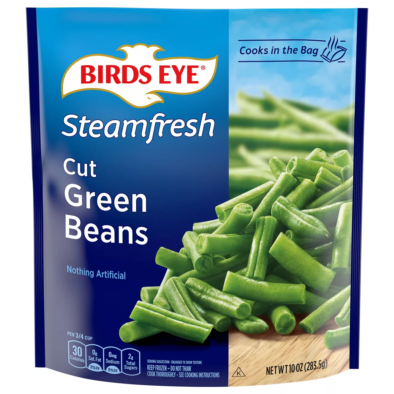 Birds Eye Steamfresh Cut Green Beans, Keto Friendly Frozen Vegetable