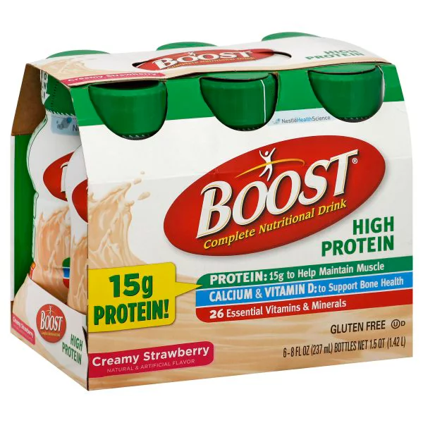 Boost High Protein Nutritional Drink, Complete, Creamy Strawberry