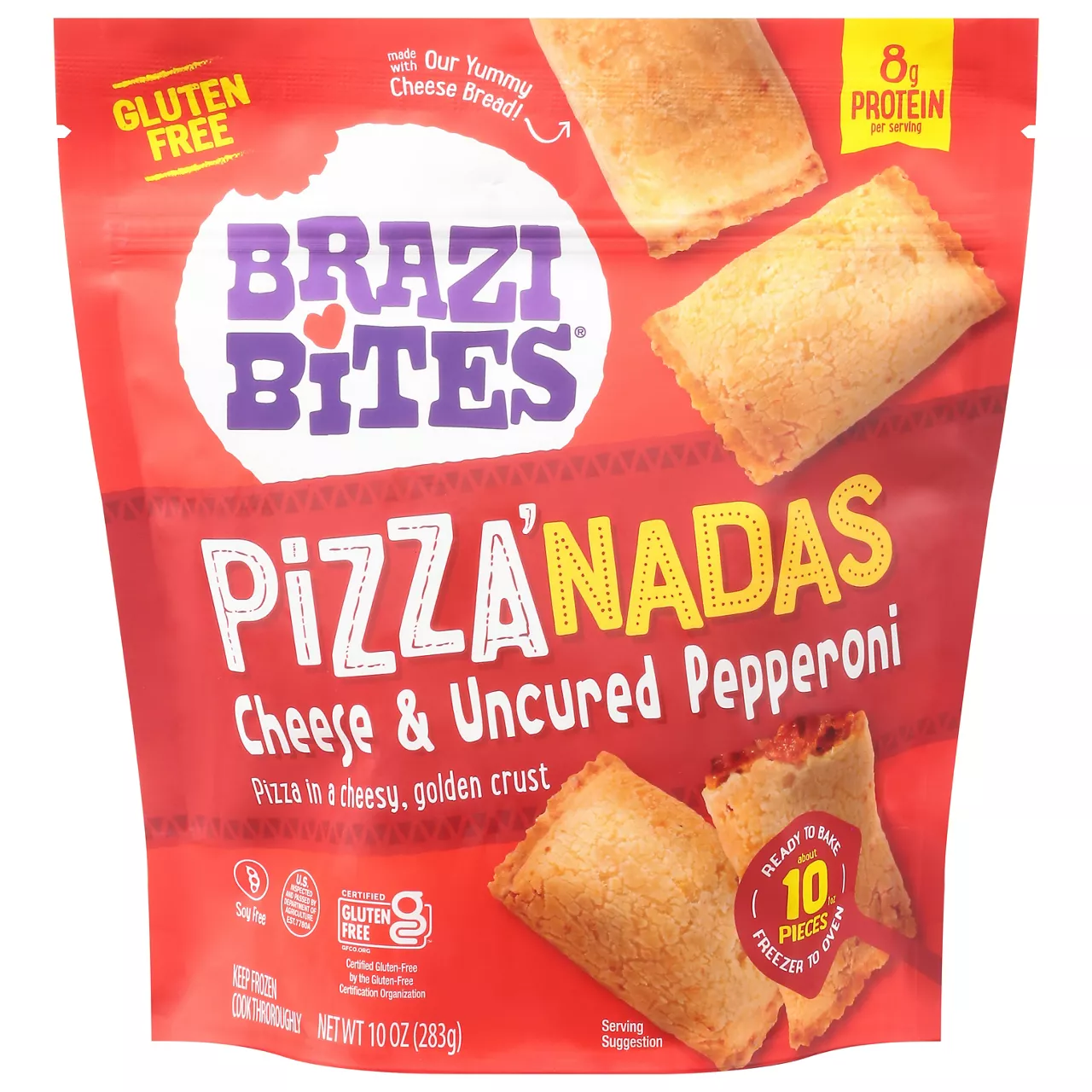 Brazi Bites Frozen Pizza Bites - Cheese & Uncured Pepperoni