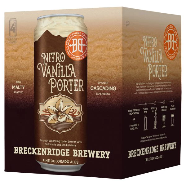 Breckenridge Brewery Nitro Vanilla Porter, 4-Pack