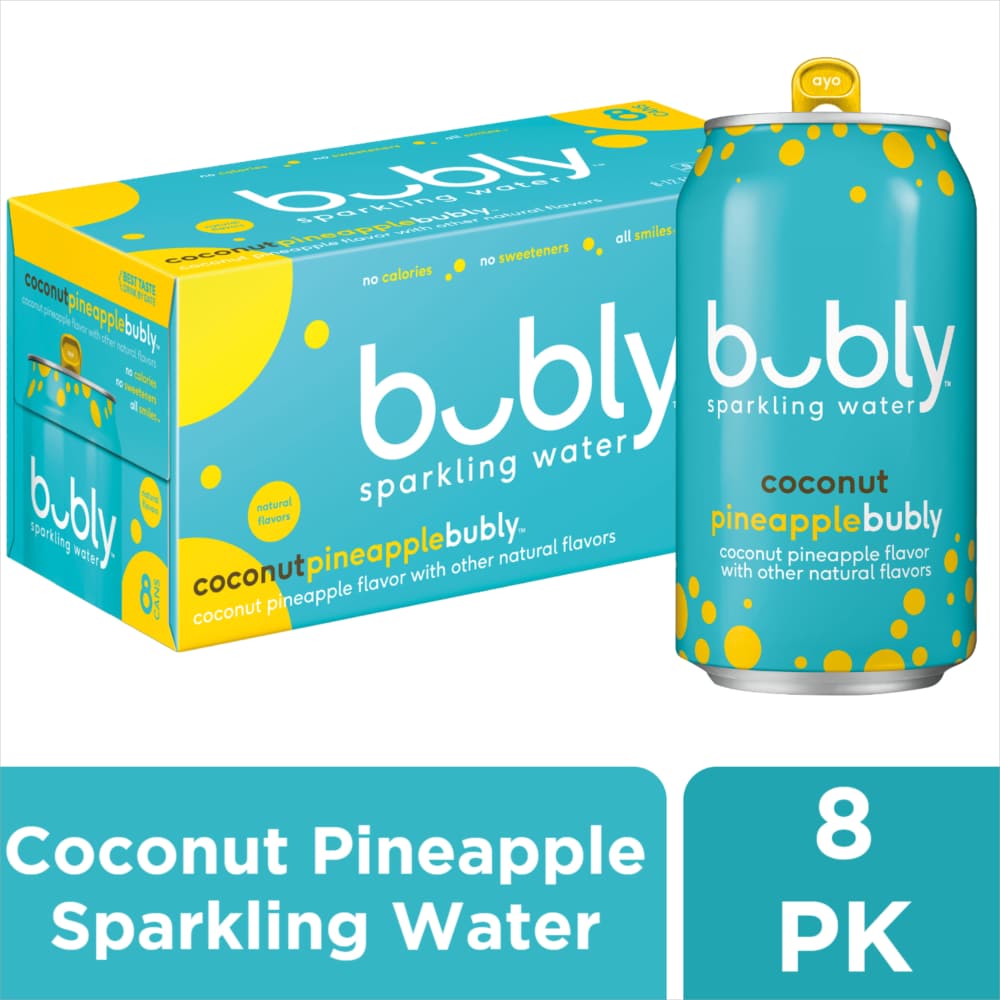 bubly Sparkling Water Coconut Pineapple
