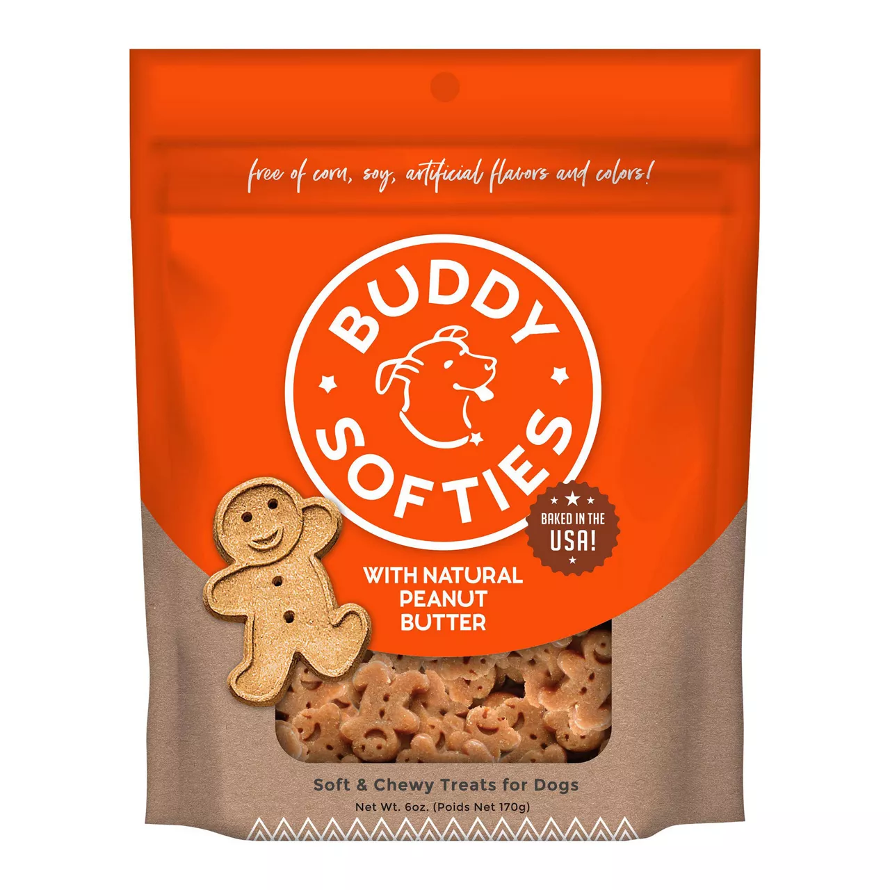 Buddy Biscuits Peanut Butter Soft and Chewy Dog Treats