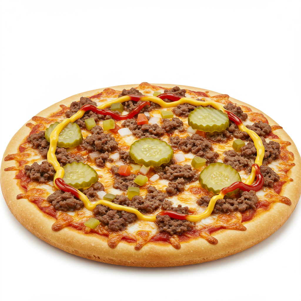 burger flatbread pizza