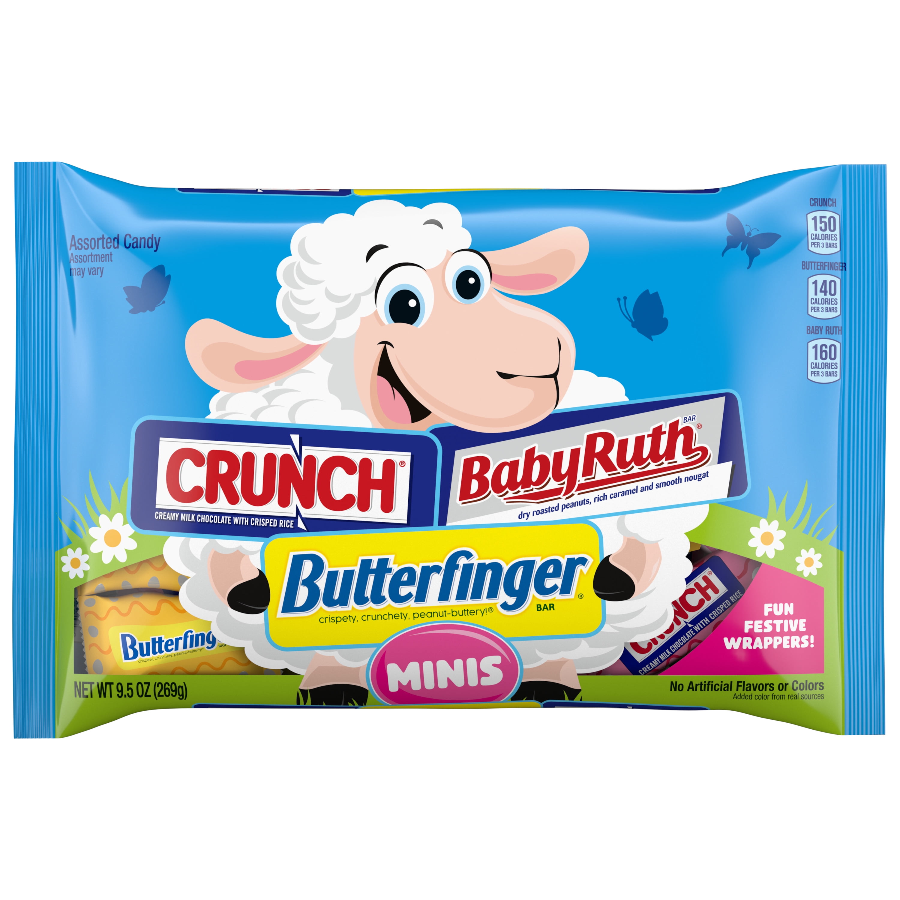 Butterfinger, CRUNCH, Baby Ruth, Mini Chocolate Bars
