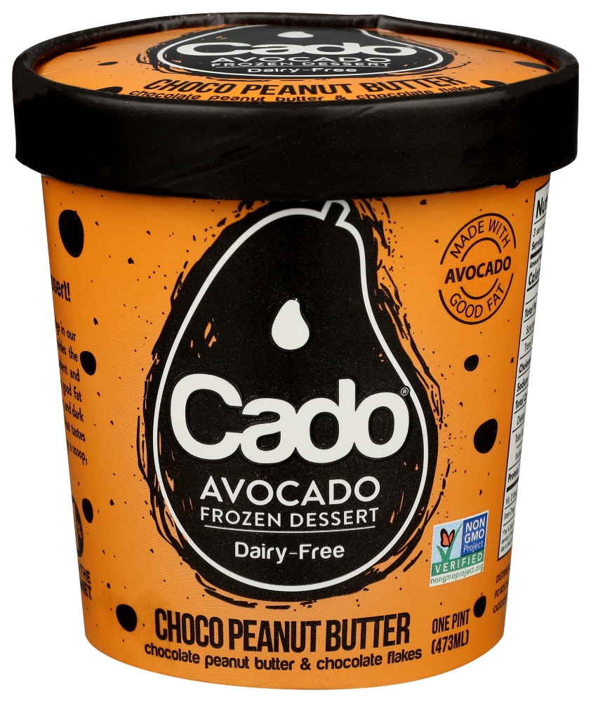 Choco Peanut Butter Chocolate Peanut Butter & Chocolate Flakes Avocado Frozen Dessert