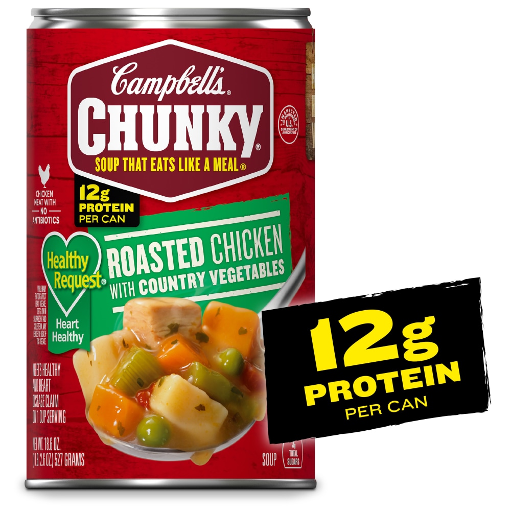 Campbell's® Chunky® Healthy Request® Roasted Chicken with Country Vegetables Soup