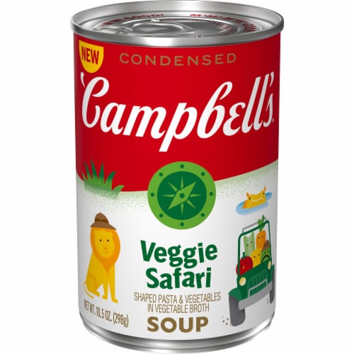 Campbell's Condensed Shaped Pasta and Vegetable Soup, Veggie Safari