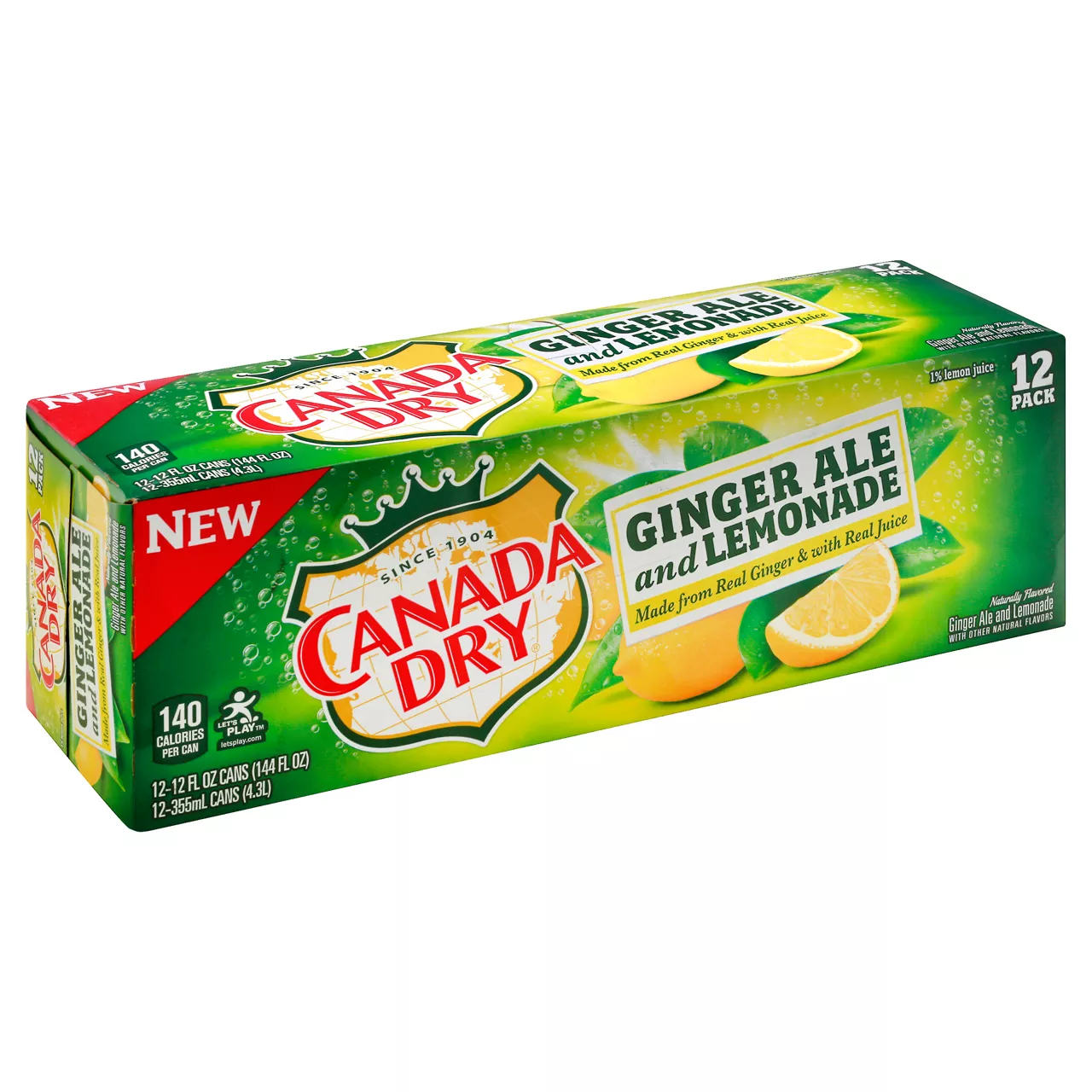 Canada Dry Ginger Ale and Lemonade Soda Pop