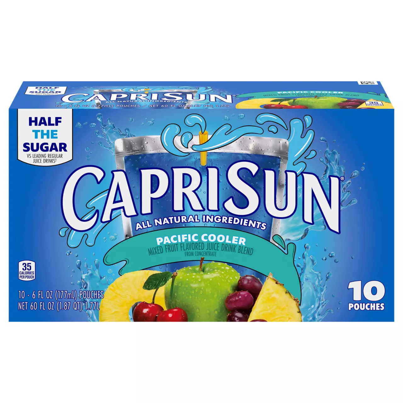 Capri Sun Pacific Cooler Mixed Fruit Naturally Flavored Juice Drink Blend