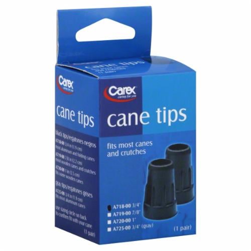 Carex 3/4" Cane Tips