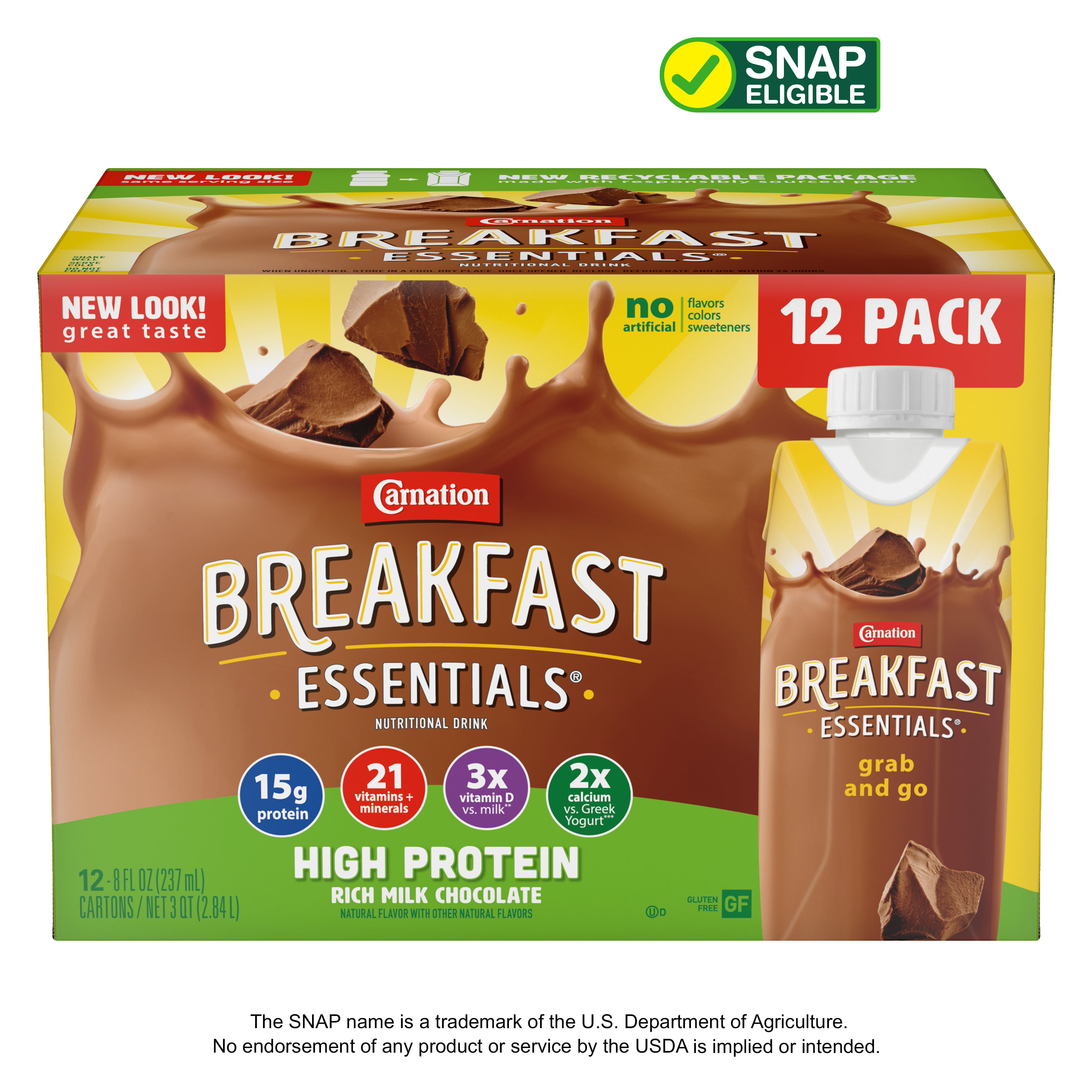 Breakfast Essentials Nutritional Drink, Rich Milk Chocolate, High